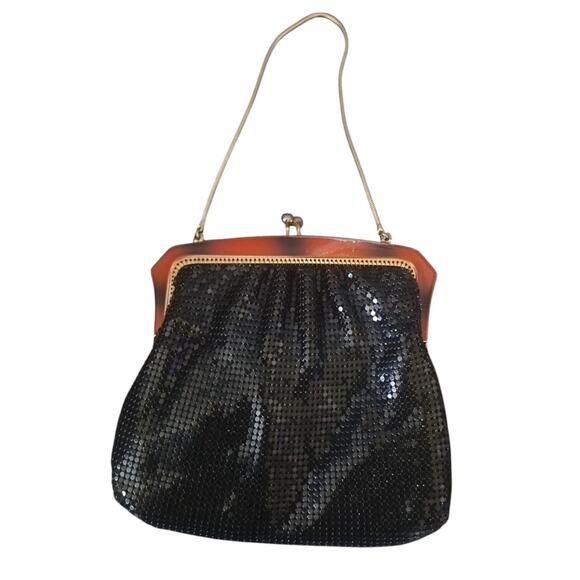 Vintage Glomesh Evening Bag Black One Size - Picture 1 of 4